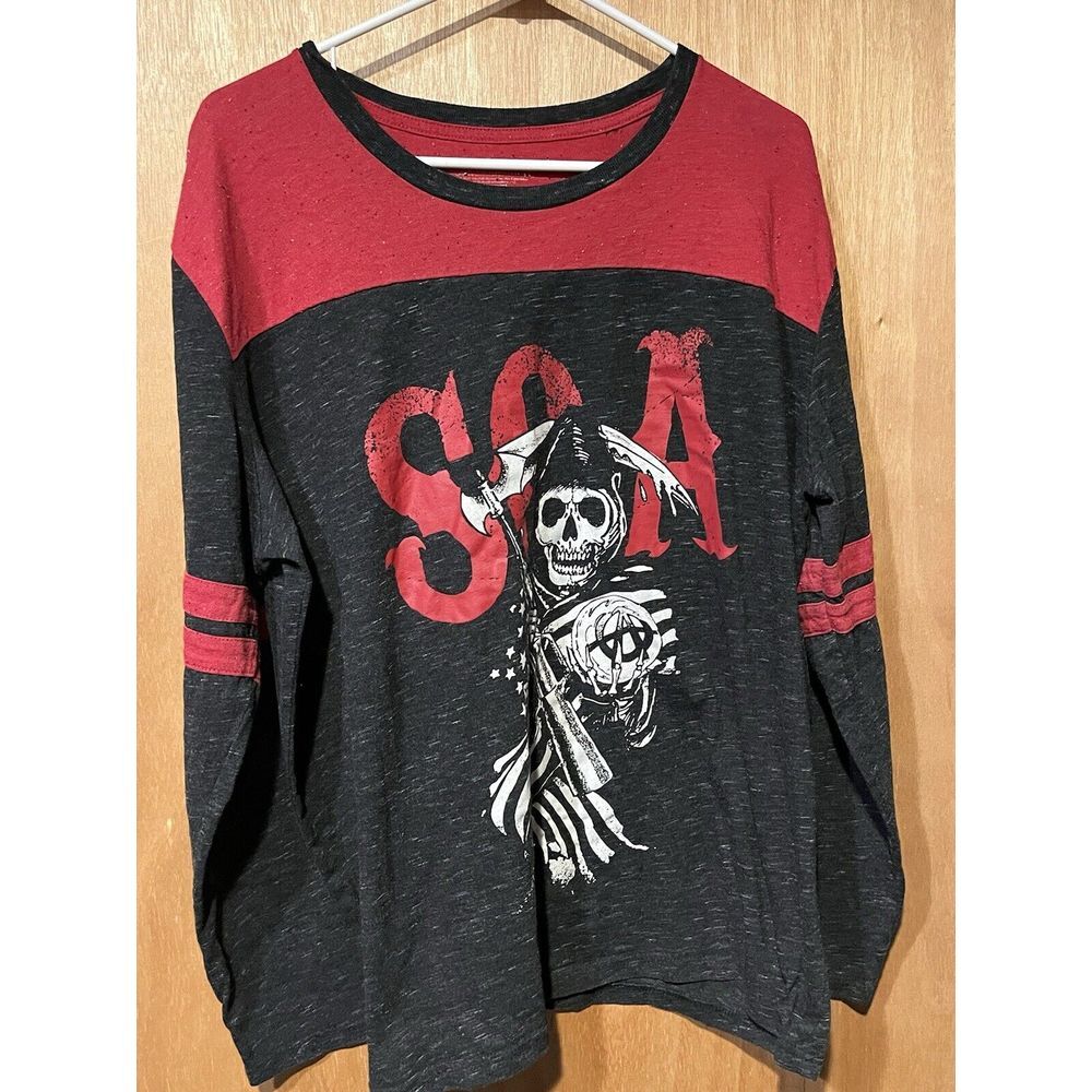 sons of anarchy medium‎ long sleeve tee shirt